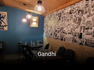 Gandhi réservation de table