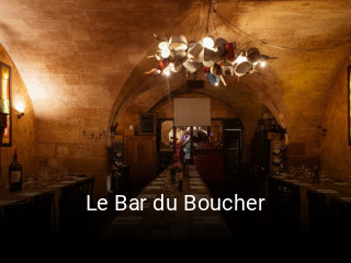 Le Bar du Boucher réservation de table