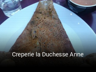 Creperie la Duchesse Anne réservation de table