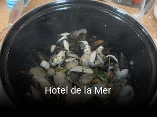 Hotel de la Mer réservation de table