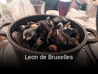 Leon de Bruxelles réservation de table