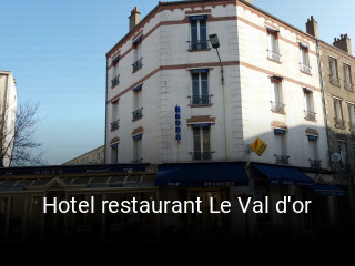 Réserver une table chez Hotel restaurant Le Val d'or maintenant