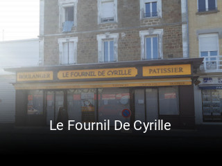 Le Fournil De Cyrille réservation de table