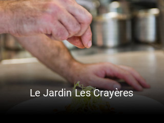 Le Jardin Les Crayères réservation de table