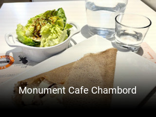 Monument Cafe Chambord réservation de table