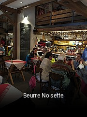 Beurre Noisette réservation de table
