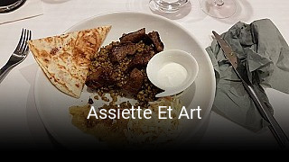 Réserver une table chez Assiette Et Art maintenant