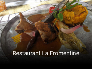Restaurant La Fromentine réservation de table