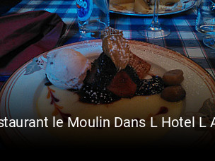 Restaurant le Moulin Dans L Hotel L Alpage de Vars réservation en ligne