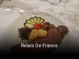 Relais De France réservation de table