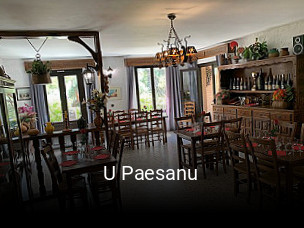 Réserver une table chez U Paesanu maintenant