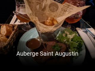 Auberge Saint Augustin réservation de table
