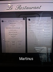 Réserver une table chez Martinus maintenant