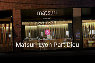 Réserver une table chez Matsuri Lyon Part Dieu maintenant