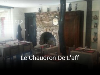 Le Chaudron De L'aff réservation