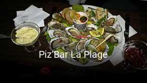 Réserver une table chez Piz'Bar La Plage maintenant