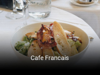 Réserver une table chez Cafe Francais maintenant