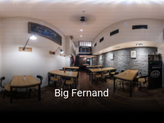Big Fernand réservation en ligne
