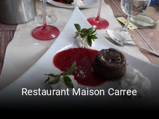 Restaurant Maison Carree réservation