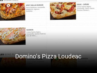 Domino's Pizza Loudeac réservation en ligne