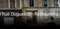 3 Rue Duguesclin Restauration D'application réservation de table