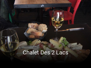 Chalet Des 2 Lacs réservation de table