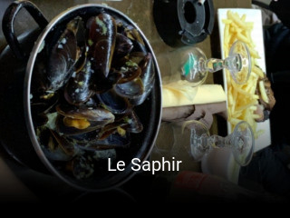 Le Saphir réservation de table