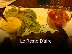 Le Resto D'alre réservation