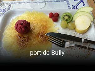 port de Bully réservation de table