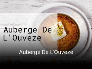 Réserver une table chez Auberge De L'Ouveze maintenant
