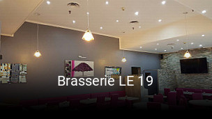 Brasserie LE 19 réservation