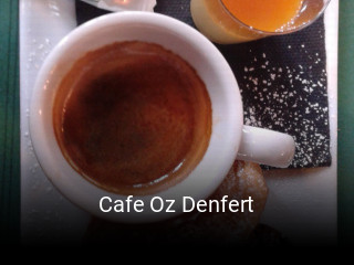 Cafe Oz Denfert réservation de table