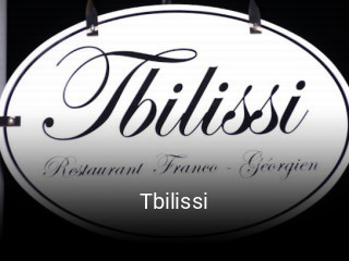 Réserver une table chez Tbilissi maintenant