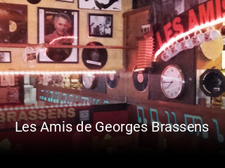 Réserver une table chez Les Amis de Georges Brassens maintenant