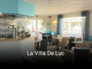 La Villa De Luc réservation de table