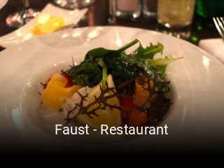 Réserver une table chez Faust - Restaurant maintenant