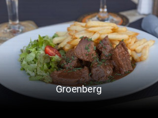 Groenberg réservation de table
