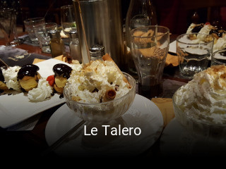 Le Talero réservation de table