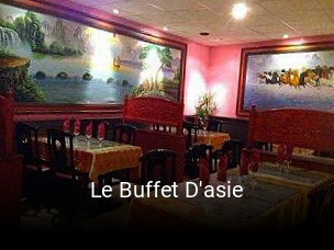 Le Buffet D'asie réservation