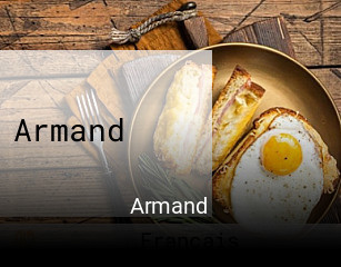Armand réservation de table
