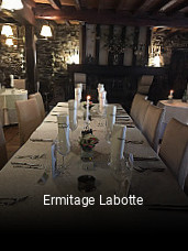 Réserver une table chez Ermitage Labotte maintenant