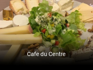 Cafe du Centre réservation de table
