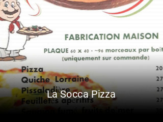 La Socca Pizza réservation en ligne