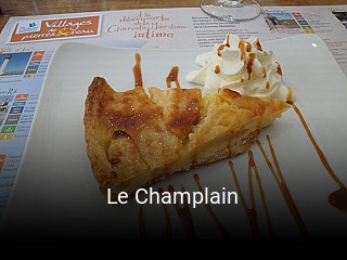 Le Champlain réservation de table