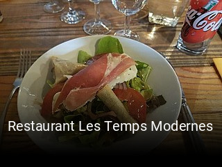 Restaurant Les Temps Modernes réservation de table