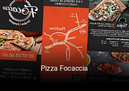 Pizza Focaccia réservation de table