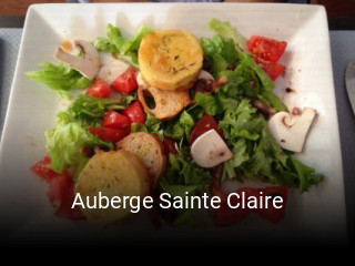 Réserver une table chez Auberge Sainte Claire maintenant