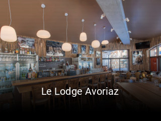 Le Lodge Avoriaz réservation de table