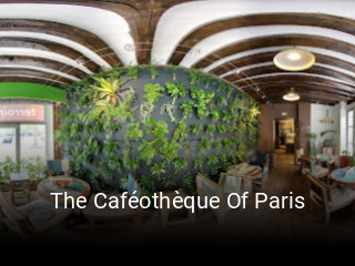 Réserver une table chez The Caféothèque Of Paris maintenant