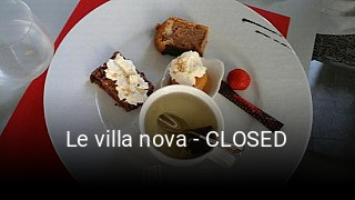 Le villa nova - CLOSED réservation
